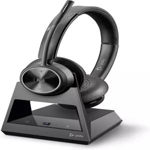 폴리 사비 7320-M 초보안 무선 DECT 헤드셋 시스템 - Microsoft 팀 인증 버전
