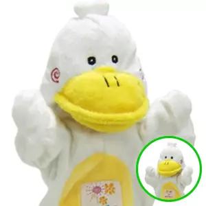 MF08 오리손인형 유아 핸드퍼핏 헝겊 동물 인형극 역할놀이 까꿍 어린이선물 어린이집교구 유아감각발달