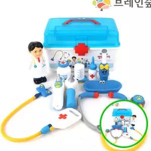 MF08 병원세트 실리콘 역할놀이 의사 청진기 주사기 유아 어린이 실리콘병원놀이 유치원교구
