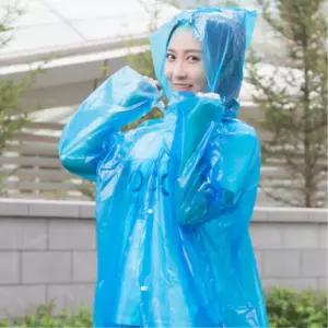 남녀공용 멀티컬러 일회용우의 우비 비옷 레인코트