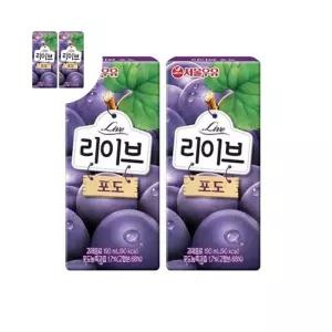 아이음료 서울우유 리이브 24입 포도190ml