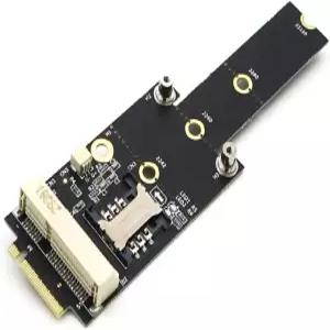 SIM 카드 슬롯이 있는 미니 PCI-E to M.2(NGFF) 키 M 어댑터