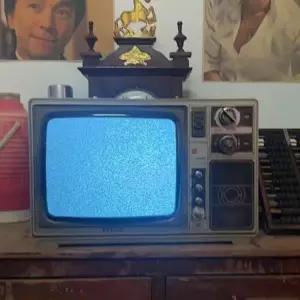 옛날TV 카메라 세트 흑백 송출 아날로그 빈티지 장식 소품 인테리어