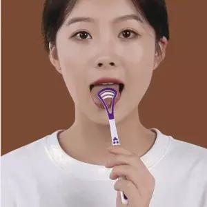 1개 실리콘 혀 클리너 구강 관리용 입냄새 제거 상쾌한 숨결 유지 라스파도르 데 레구나스