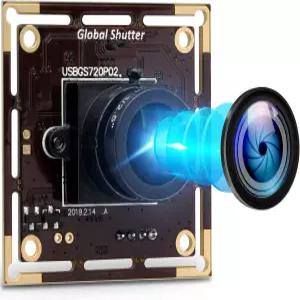 IFWATER 60fps 글로벌 셔터 USB 카메라 모듈 AR0144 센서가 장착된 720P 3.6mm M12 렌즈 산업용 UVC 웹