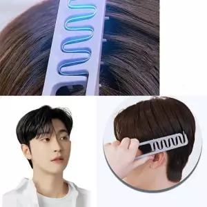 볼륨업 와이드 투스 헤어 스타일링 빗 남성용 풍성한 뿌리 헤어드레싱 자연스러운 컬링 펌 케어 액세서리