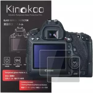 캐논 EOS 레벨 M2 크리스탈 클리어 필름 600D 스크린 프로텍터 버블 프리 스크래치 방지(2팩)용 키노쿠