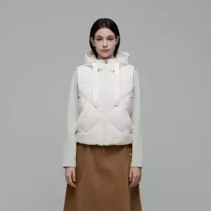 내셔널지오그래픽 N244WDV060 여성 크라사 숏기장 덕다운 베스트 IVORY 194489