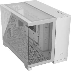 2500X 강화 유리 mATX PC 케이스 ？ 팬 없음 듀얼 챔버 디자인 넓은 냉각 유연성 리버스 커넥션 마더보드