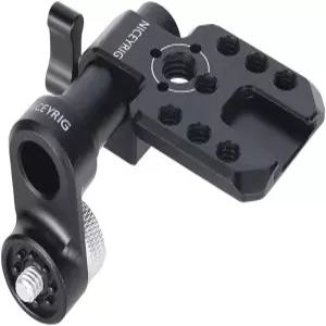 소니 FX6 FS5-458에 적용 가능한 콜드 슈 플레이트가 있는 NICEYRIG 15mm 막대 연장 키트