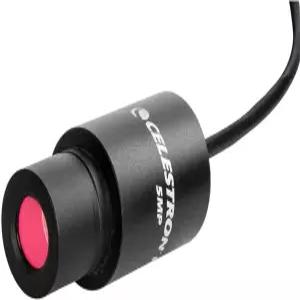 셀레스트론 - 5MP CMOS 디지털 USB 현미경 이미저 카메라로 고해상도 이미지와 30FPS 비디오 캡처 과학