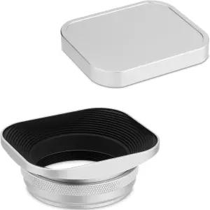 후지필름 후지 파인픽스 X100S X100T X100F X70 X100V 카메라용 캡이 있는 49mm 어댑터 링이 Haoge LH-EW3