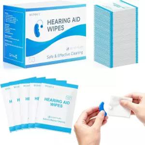 보청기 이어버드 이어폰 헤드폰 및 전자 기기용 청소 물티슈 알코올 프리 개별 포장 토블렛 - 귀지 먼지