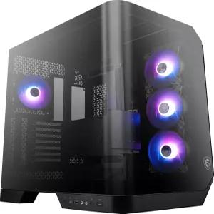 MSI MAG PANO 20R PZ ATX 미드 타워 게이밍 PC 케이스 270도 강화 유리 패널 최대 360mm 라디에이터 액체