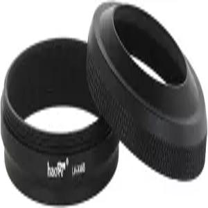 후지필름 FinePix X70 X100S X100T X100F 카메라 블랙용 어댑터 링 세트가 장착된 Haoge LH-X49B 2in1 올