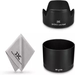 1+1 캐논 R50 R100 듀얼 렌즈 키트용 후드 RF-S 18-45mm F4.5-6.3은 STM F5-7.1은 ET-60B 및 EW-53 교체