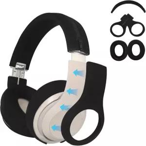 Beats Studio Pro 헤드폰 액세서리용 Adhiper 3-in-1 실리콘 스웨트 케이스 커버 이어 패드 커버/지퍼