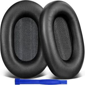 소니 WH-1000XM5 WH1000XM5 노이즈 캔슬링 헤드폰용 소울윗 램스킨 교체 이어패드 부드러운 포함된 쿠션
