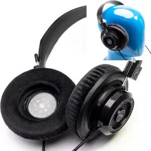 그라도 헤드폰 SR80 GS1000 RS1 및 기타 업그레이드 청취 환경과 호환되는 Voarmaks 100mm 벨루어 오버