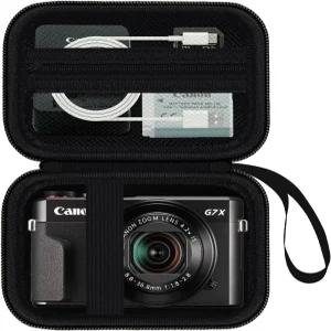 캐논 파워샷 G7X Mark III G7 X II SX740 hs 디지털 카메라용 HESPLUS 케이스 4K 브이로그 보호 커버 하드
