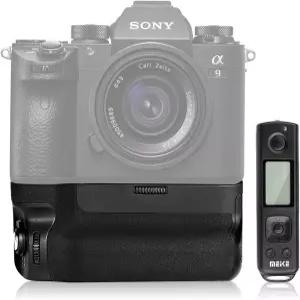 소니 A9 A7R III 디지털 카메라를 위한 VGC3EM 내장 리모컨 수직 촬영 기능으로 Meike New MK Pro / 배터리