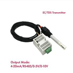 EC 트랜스미터 센서 TDS 전도도 모듈 4-20mA 0-5V 0-10V RS485 아날로그 전압 출력 수질 감지