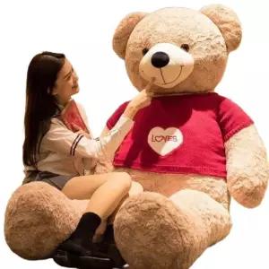 대형 곰인형 2m인형 선물 생일 애착 장난감 대왕곰 스웨터 대형곰인형 특대 베어 프러포즈