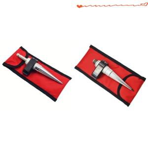 Trimble 토탈 스테이션 측량 막대용 Leica용 레벨링 버블이 있는 14CM 미니 프리즘 폴 5/8x11 스레드가