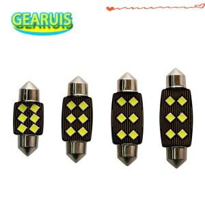 100X 페스툰 C5W 캔버스 31mm LED 전구 오류 없음 무극성 6 SMD 0.15A 자동차 실내 돔 램프 차량 스타일링