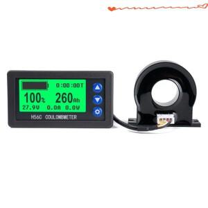 A22I 배터리 모니터 홀 쿨롱 미터 DC 8-100V 200A Lifepo4 납산 리튬 이온 용량 전력 디스플레이