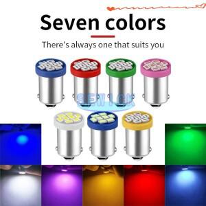 100PCS AC 6.3V BA9S 8SMD 1206 LED 비극성 핀볼 기계 백색 파란색 빨강