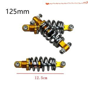 전기 자전거 스쿠터용 고성능 리어 업소버 용수철 부품 범용 충격 125mm