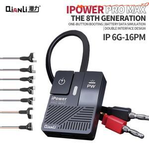 Qianli IPower Pro Max 8th 전원 시작 케이블 6G-16PM 수리 배터리 켜기 도구 용 듀얼 인터페이스 디자인