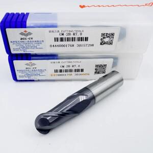 GM-2B-R7.0 ZCC.CT 전체 합금 텅스텐강 볼 엔드 밀 2 플루트 Φ14.0R7.0x14x28x75