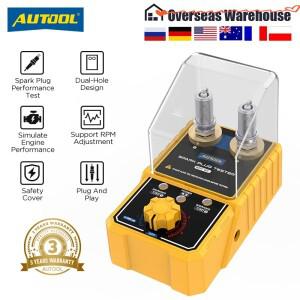 AUTOOL SPT101 자동 조정 가능한 이중 구멍 감지기 점화  분석기 110V 차량용 테스터