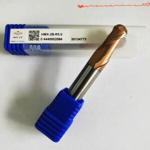 HMX-2B-R5.0 ZCC.CT 두 모서리 스트레이트 섕크 볼 엔드 밀 D10.0R5.0  102075 2F 노즈 플루트