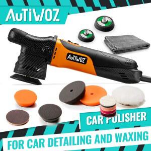 자동차유막제거기 광택기 AUTIWOZ W02 미니 듀얼액션 디테일 오빗 12MM 3인치 7000RPM DA 차량용 650W 머신 버퍼 2인치
