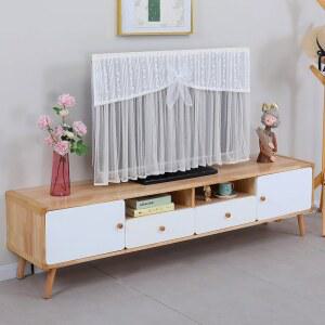티비보호커버 55 인치 65 75 현대 TV 곡선 먼지 천으로 커버 미니멀 모니터 LCD 스크린