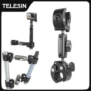 카메라봉 셀카봉 TELESIN 오토바이 자전거 포드 스틱 HERO INSTA360 않는 보이지 셀카 핸들 거치대 걸이 걸게 모노 브라켓