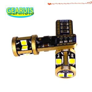 50개 12V-18V T10 캔버스 SMD 3030 LED 무오류 무극성 0.18A 194 W5W 자동차 주차등 테일 사이드 전구 화이