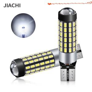 JIACHI 2PCS T10 LED 램프 자동차 W5W CANBUS 194 168 501 통관 주차 조명 78 칩 하이라이트 쿨 DC12V-24V