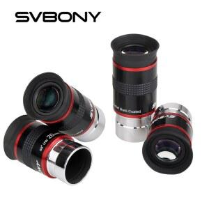 필드스코프 망원경 SVBONY 천체 망원경용 20MM 접안렌즈 15M 25 인치 9MM 초광각 FMC 6MM 68