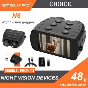 필드스코프 망원경 GTGUARD N6 쌍안경 HD 기능 LED 녹화 1080P 850NM 디지털 3W 비디오 300M 5배