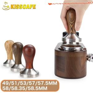 51MM 브레빌 포타필터 바리스타 용 스테인리스 스틸 베이스 홈 커피 액세서리 탬퍼