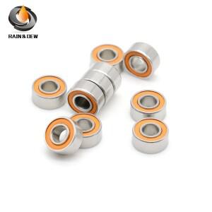 1Pcs S684 2RS CB EC7 4X9X4mm 스테인레스 스틸 하이브리드 세라믹 볼 베어링 그리스 없음 고속 터닝