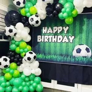 알루미늄 축구공 풍선 세트 축구 스포츠 파티 용품 생일축하 데코