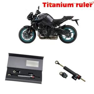 오토바이 범용 댐퍼 안정기 YAMAHA MT10 ZX6R YZF R6 CBR650R 조정 가능한 탄소 섬유