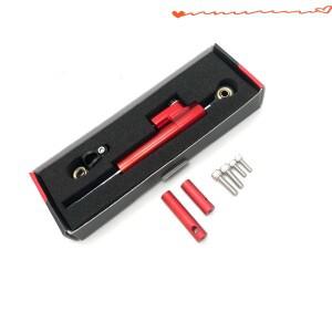 V5 CNC 카본 파이버 스태빌라이저 스티어링 댐퍼 전동 스쿠터 브래킷 서포트 키트 레드 스탠드 인싱
