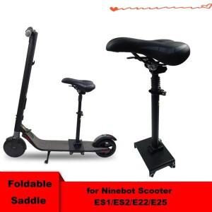ES2 스쿠터 조정 가능한 좌석 편안한 충격 흡수 안장 Ninebot ES1/ES2/E22/E25 업그레이드 액세서리 용 접