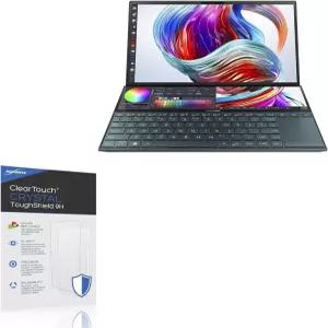 ASUS ZenBook Duo(UX48)와 호환되는 박스웨이브 스크린 프로텍터 - 클리어터치 크리스탈 터프쉴드 9H 2팩